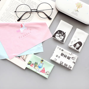 Glasses Sunglasses Screen Cleaning ClothTravel Accessories Strument Girl Multifunction Women Packing Organizers Suede Portable