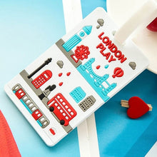 Load image into Gallery viewer, Kawaii Stitch Doraemon Suitcase Luggage Tag Cartoon ID Address Holder Baggage Label Silica Ge Identifier Cute Travel Accessories