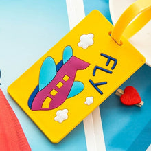 Load image into Gallery viewer, Kawaii Stitch Doraemon Suitcase Luggage Tag Cartoon ID Address Holder Baggage Label Silica Ge Identifier Cute Travel Accessories