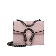 Load image into Gallery viewer, Snake Fashion Brand Women Bag Alligator PU Leather Messenger Bag Designer Chain Shoulder Crossbody Bag Women Handbag Bolso Mujer