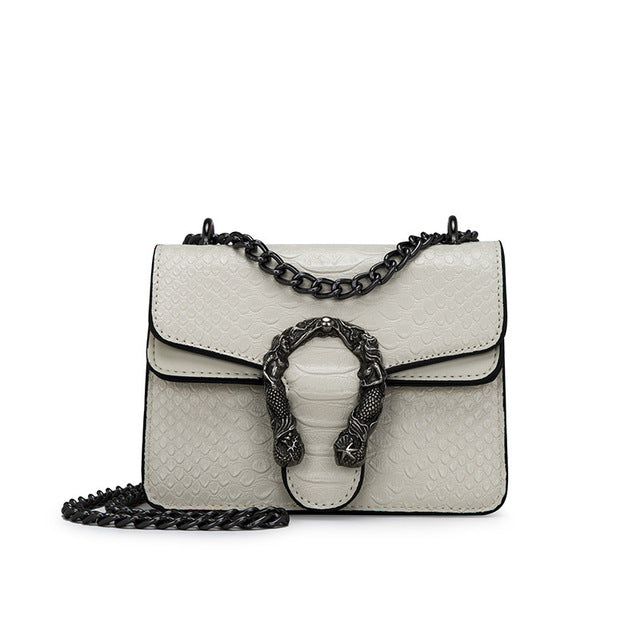 Small Bag Women's Bag 2023 Trend Crossbody Mini Snakeskin Embossed Square  Bag Luxury Brand Shoulder Messenger Bag Bolsa Feminina - AliExpress