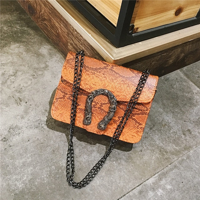 Small Chain Barrel Shaped PU Leather Bag Women Fashion Luxury Designer  Handbag